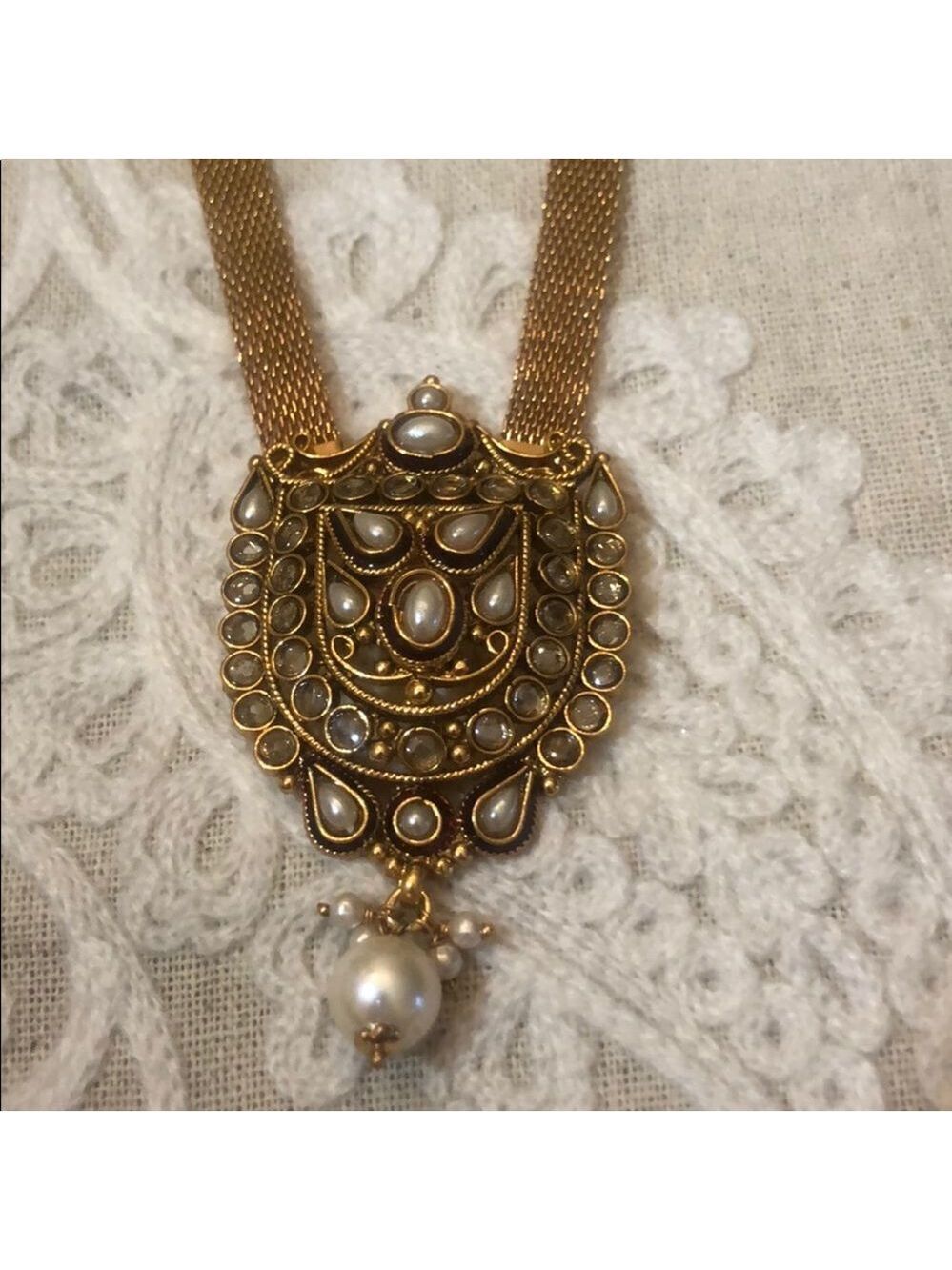🚨Handcrafted India Jewelry Set - Picture 2 of 7